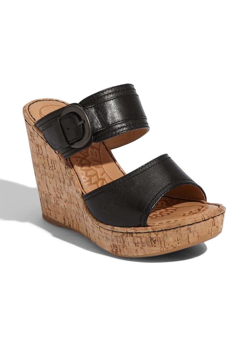 Børn 'Zee' Wedge Sandal, Main, color,