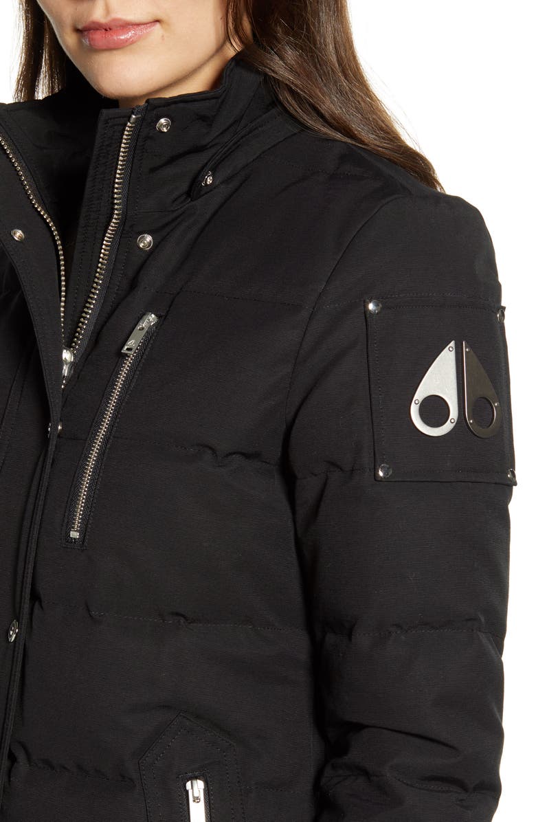 Moose Knuckles Paddockwood Genuine Fox Fur Trim Down Parka, Alternate, color,