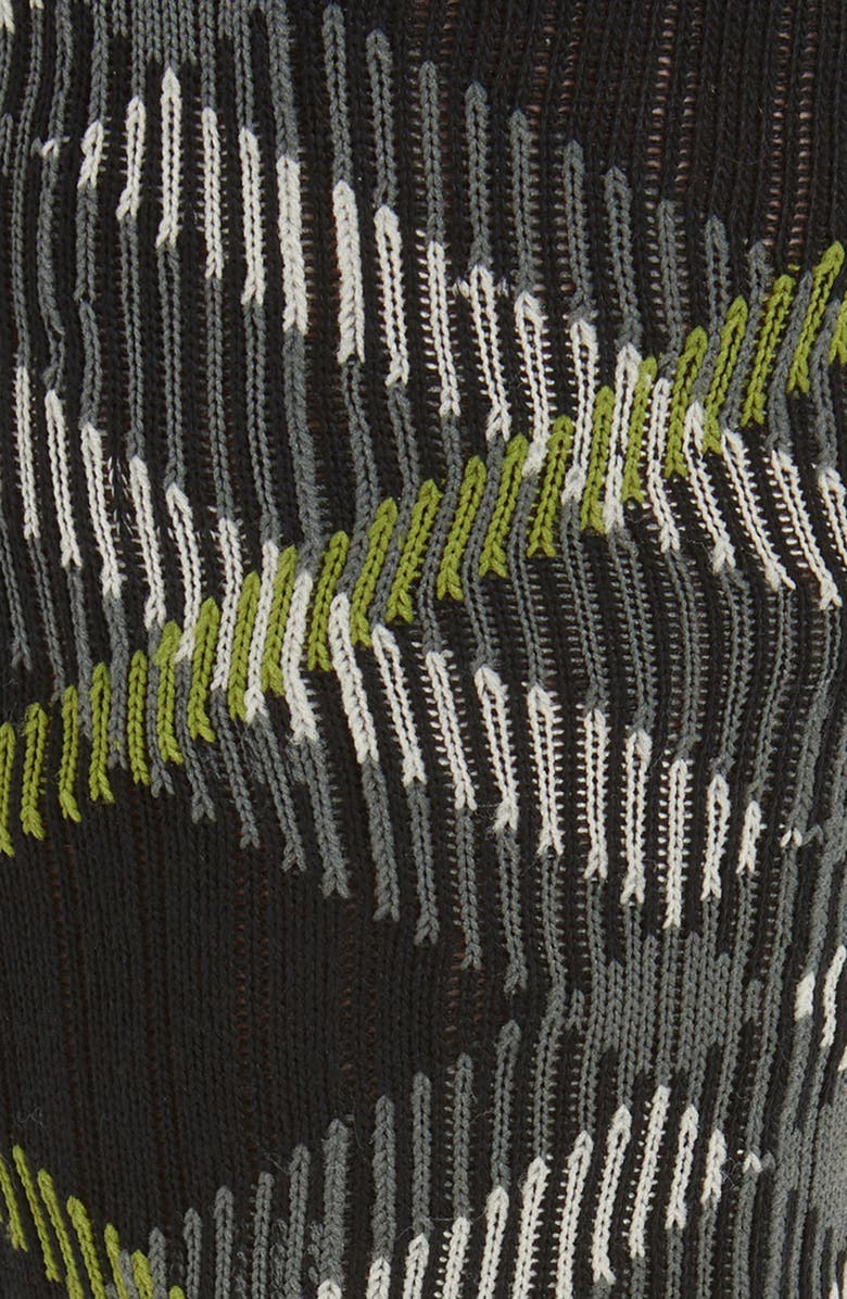 Burberry Bias Check Crew Socks, Alternate, color, 