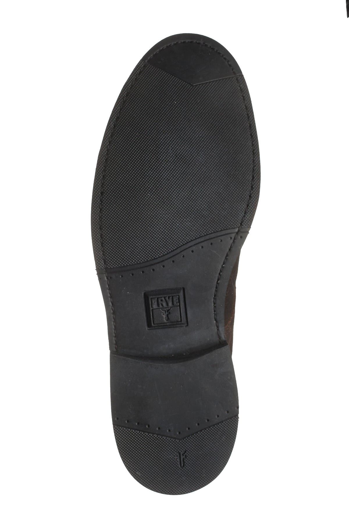 Seth Leather Lace-Up Boot, Alternate, color, DARK BROWN