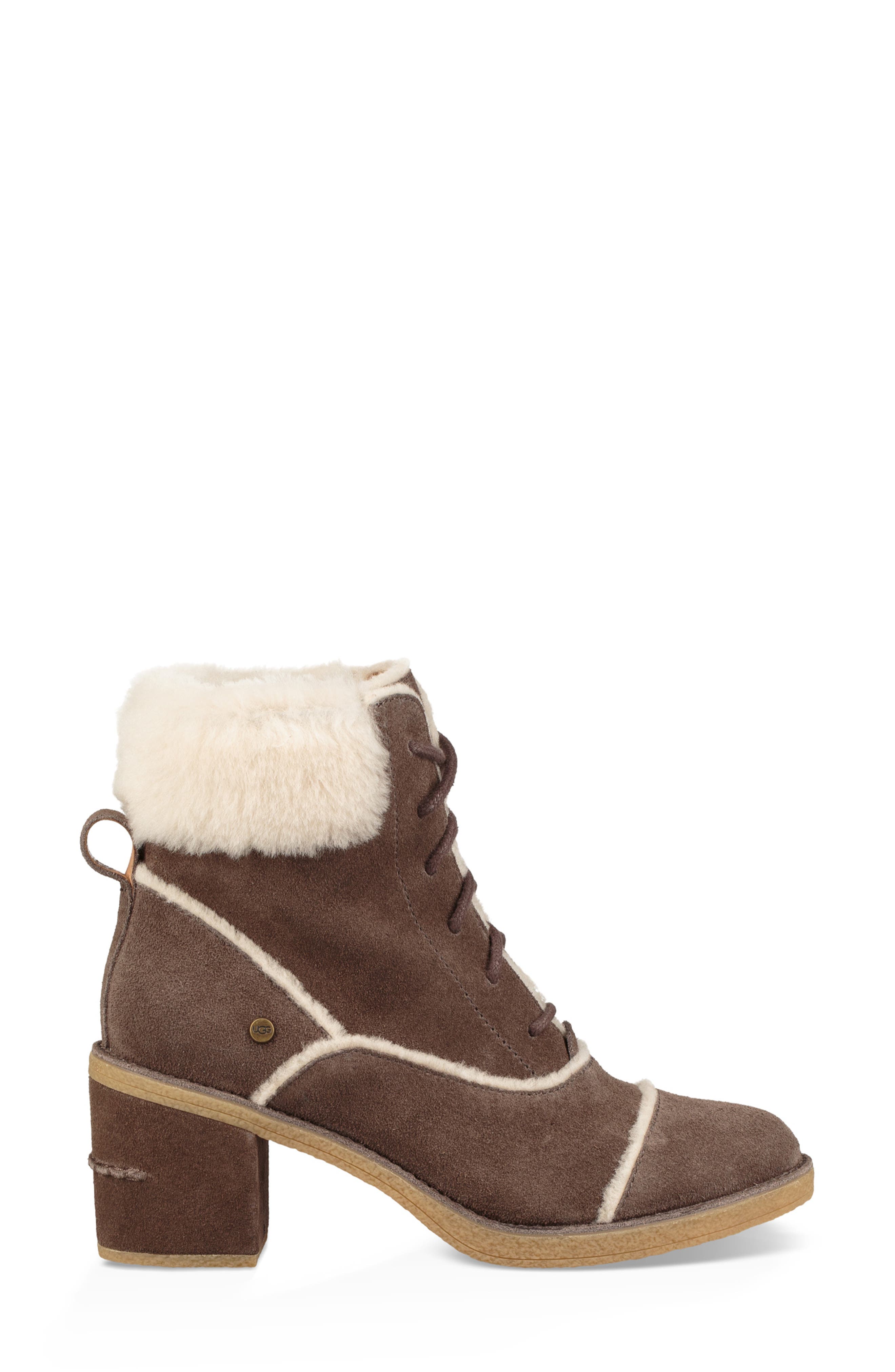 UGG<sup>®</sup> Esterly Genuine Shearling Boot, Alternate, color, 