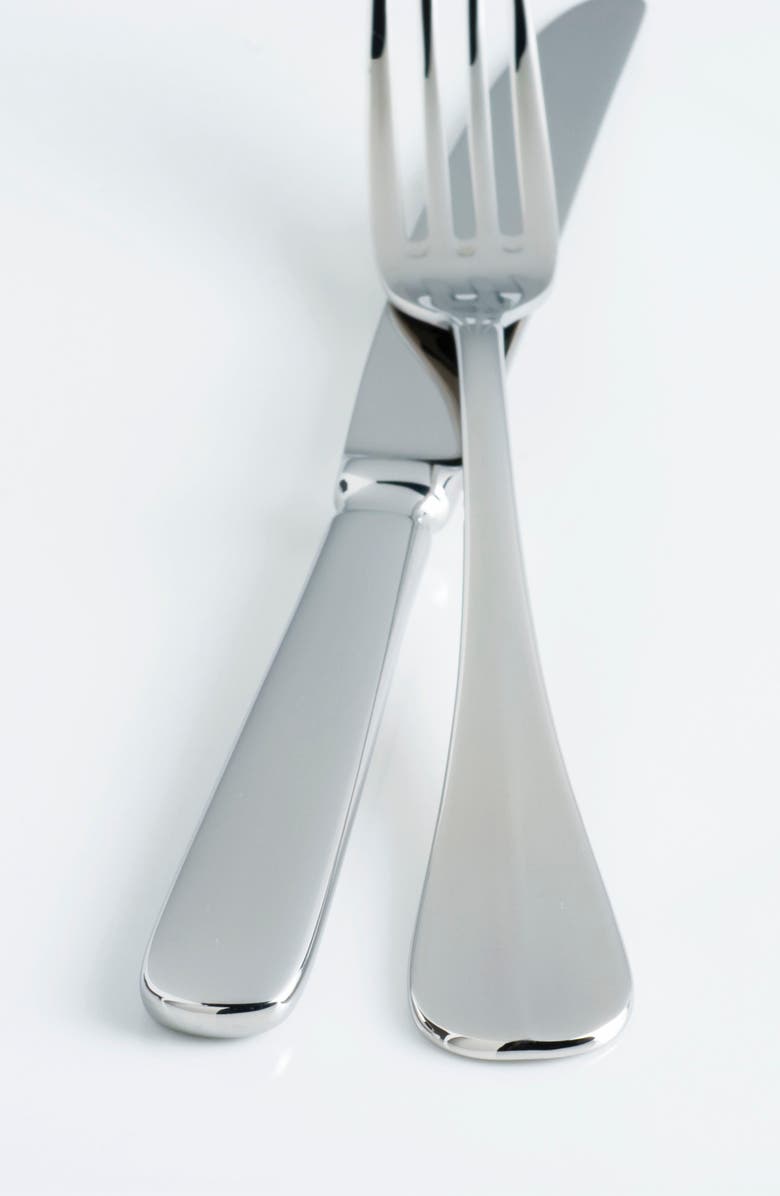 Fortessa Bastille 20-Piece Place Setting, Alternate, color, Silver