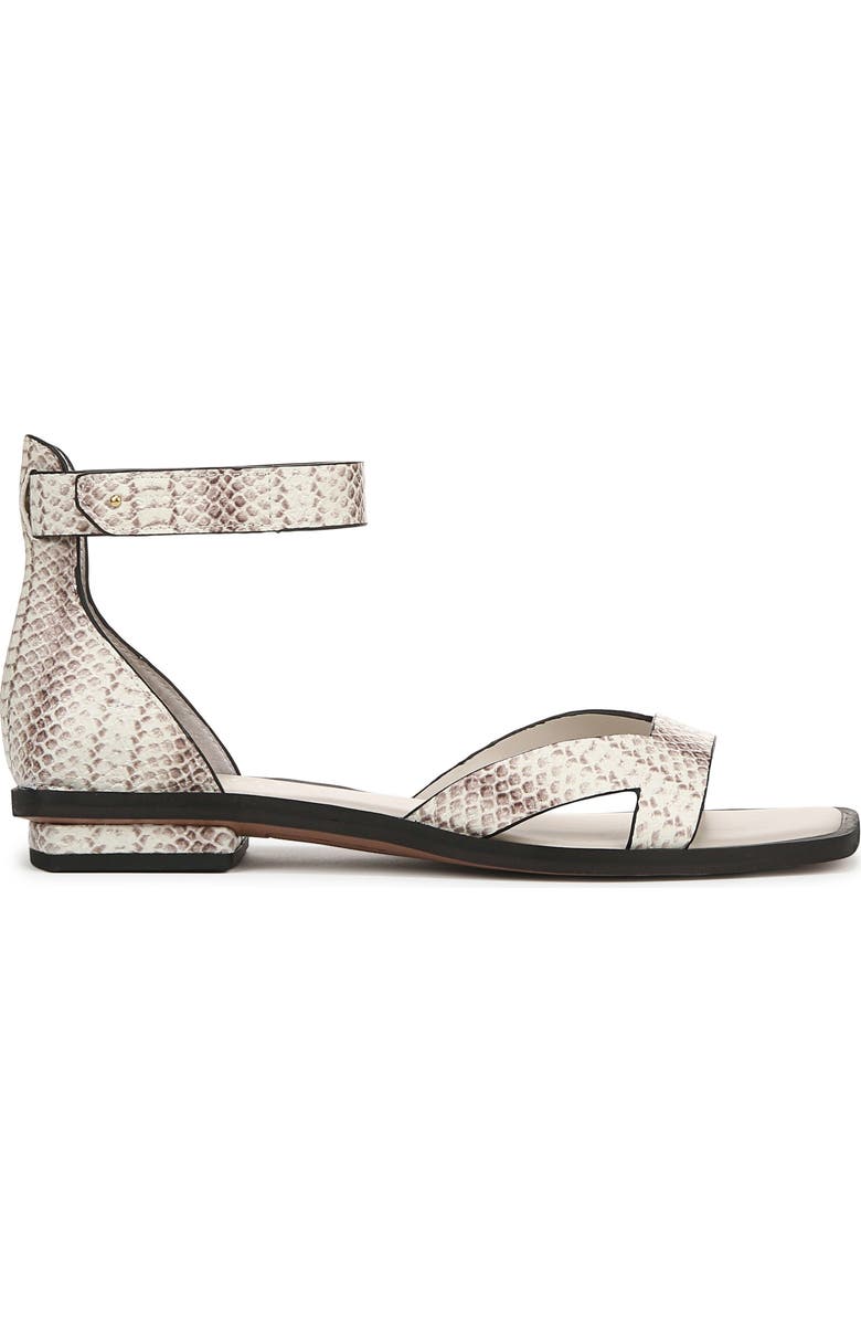 Franco Sarto Elisa Ankle Strap Sandal, Alternate, color, Grey Snake Print