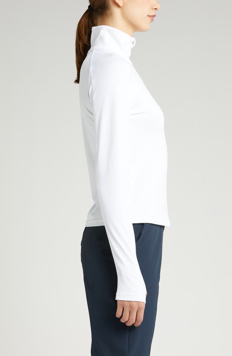 Zella Replay Piqué Quarter Zip Top, Alternate, color,