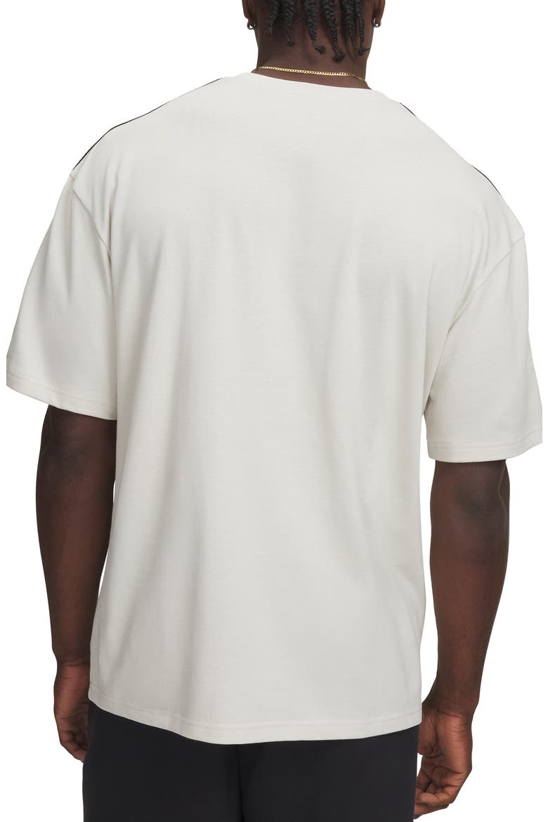 Icon Heavyweight Taped T-shirt, Alternate, color, SUMMIT WHITE/ BLACK