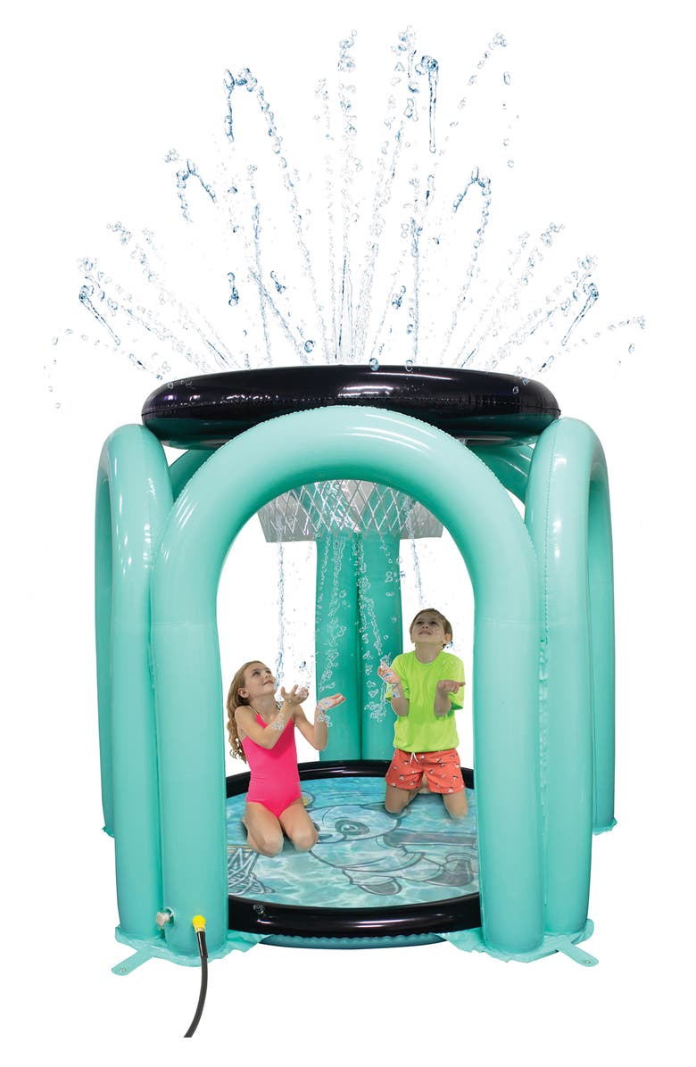 DUDE PERFECT Ultimate Sports Splash Pad & Basketball Hoop, Alternate, color, 
