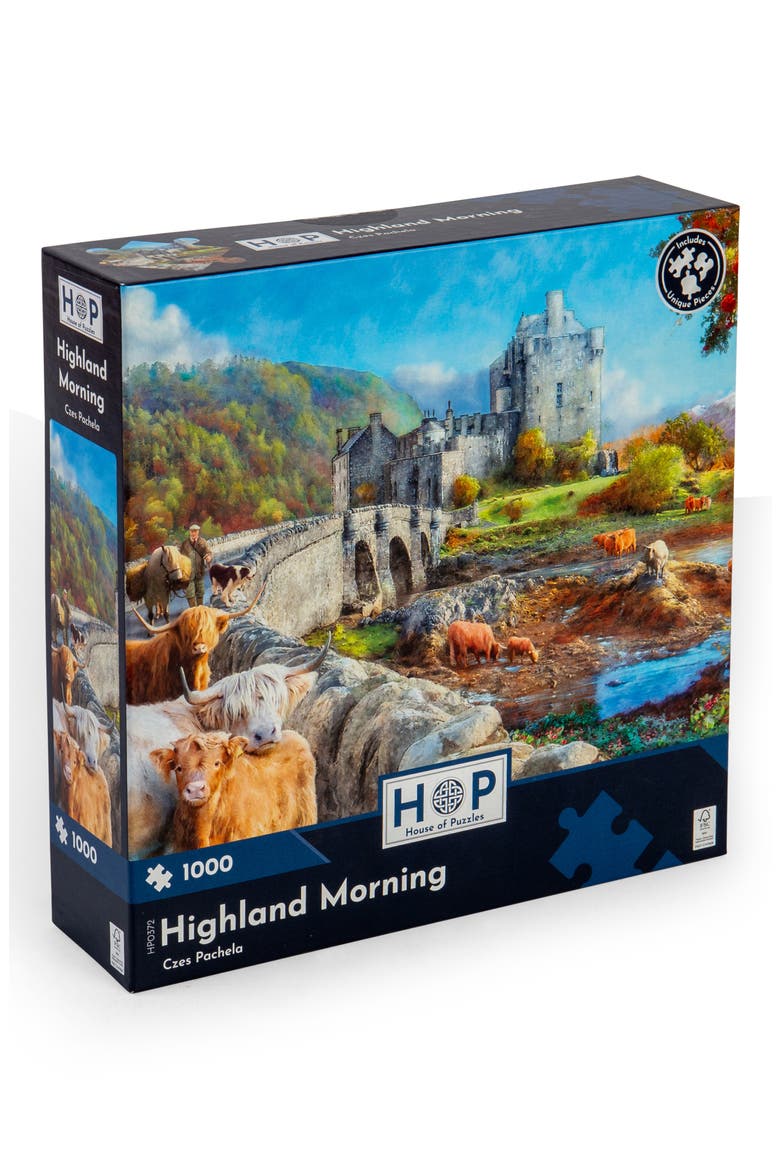 Highland Morning 1,000-Piece Jigsaw Puzzle, Main, color, NONE