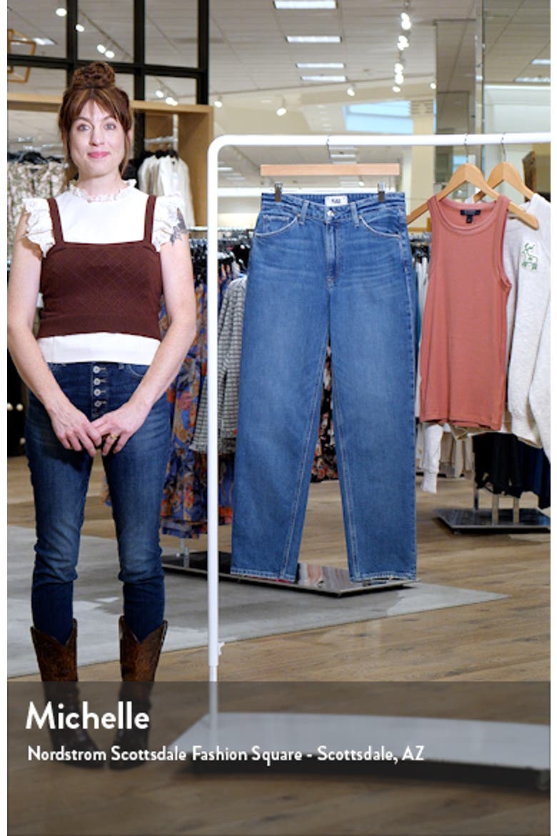 Sarah High Waist Ankle Straight Leg Jeans video