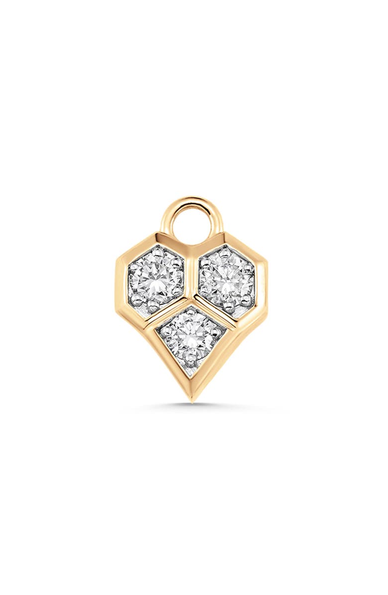 Sara Weinstock Honeycomb Pendant, Main, color, Yellow Gold/ Diamond