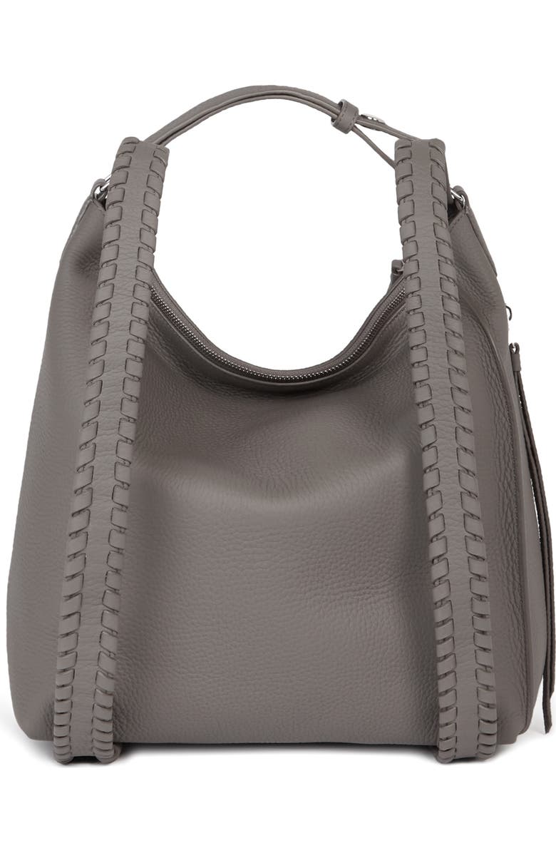 AllSaints Small Kita Convertible Leather Backpack, Alternate, color,