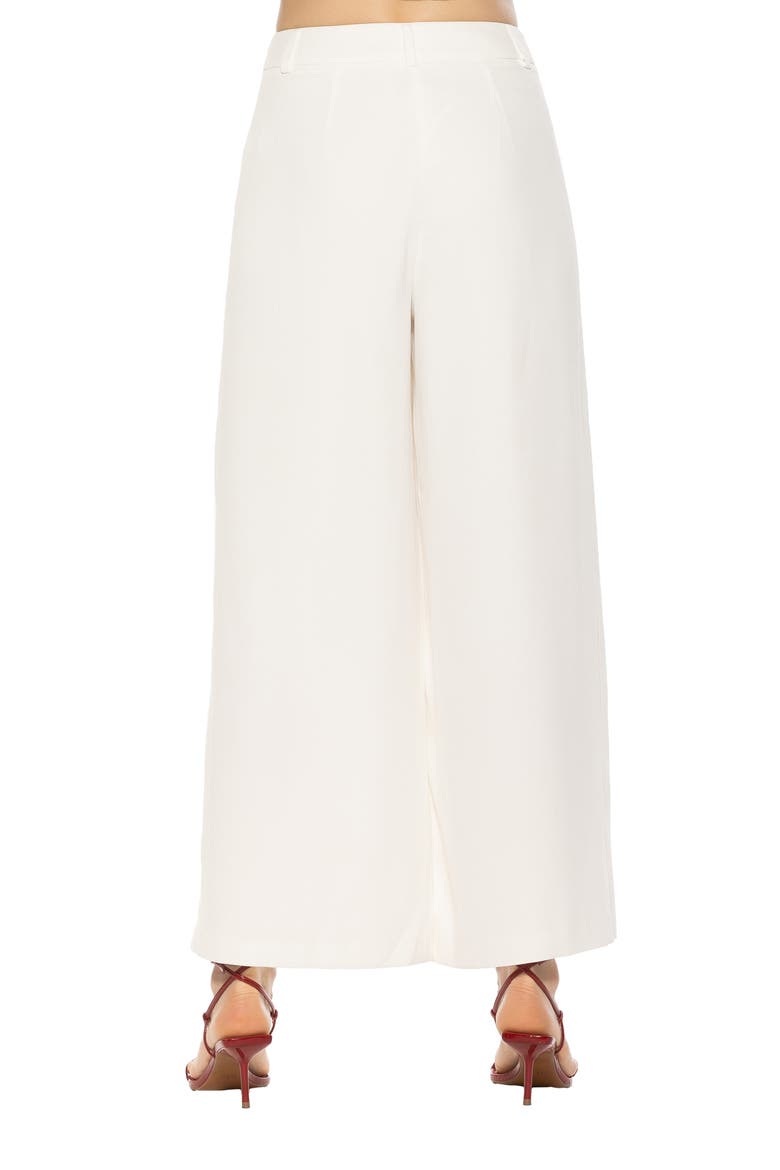 Ilya High Waist Pleated Wide Leg Pants, Alternate, color, IVORY
