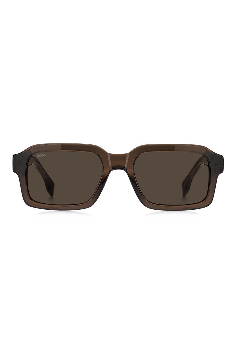 1984/S 54mm Rectangular Sunglasses, Main, color, BROWN/ GREY