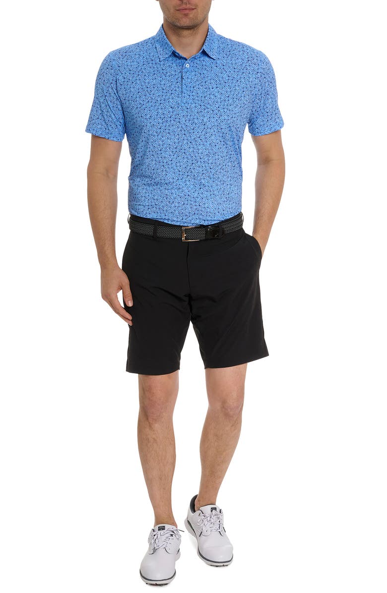 Robert Graham Sandzabar Geo Print Performance Golf Polo, Alternate, color, 