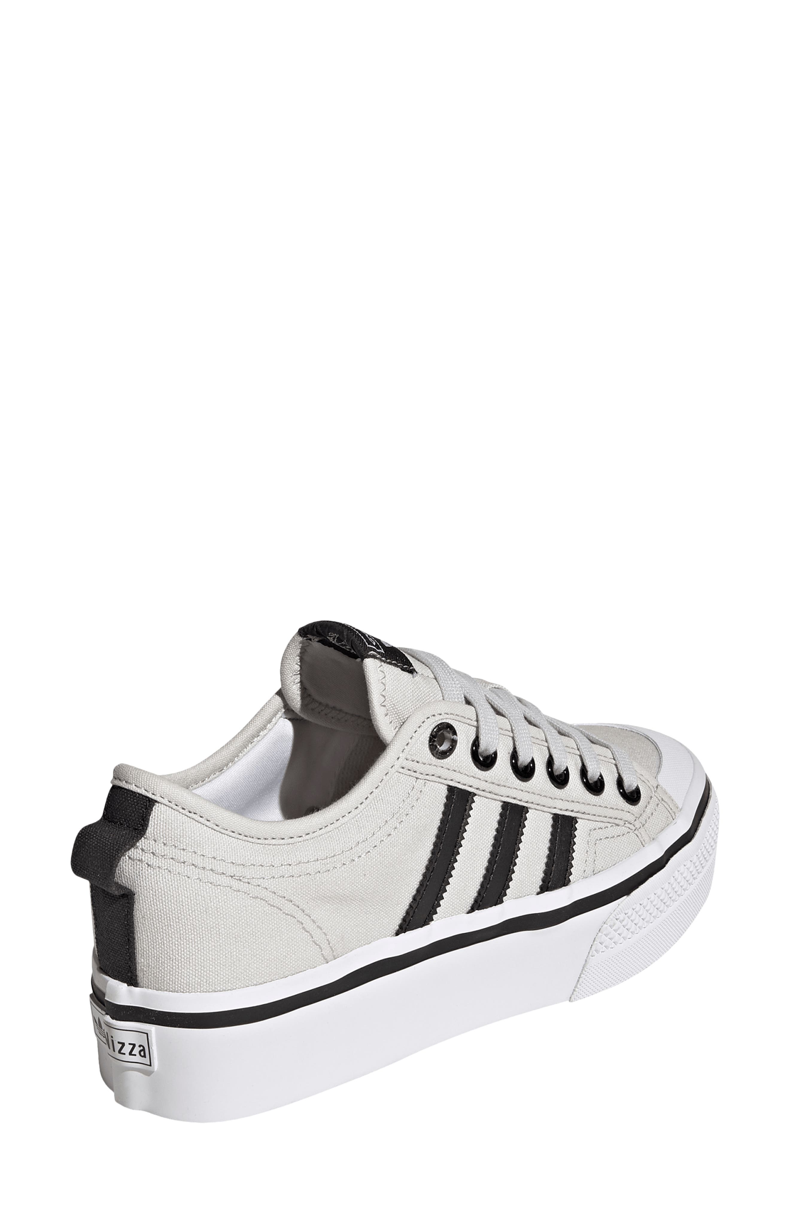 Nizza Platform Sneaker, Alternate, color, GREY/ CORE BLACK/ WHITE