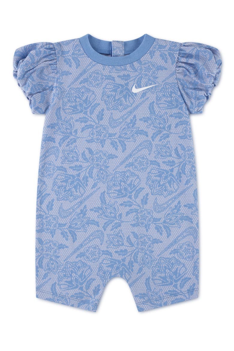 Lace It Up Romper, Main, color, UNIVERSITY BLUE