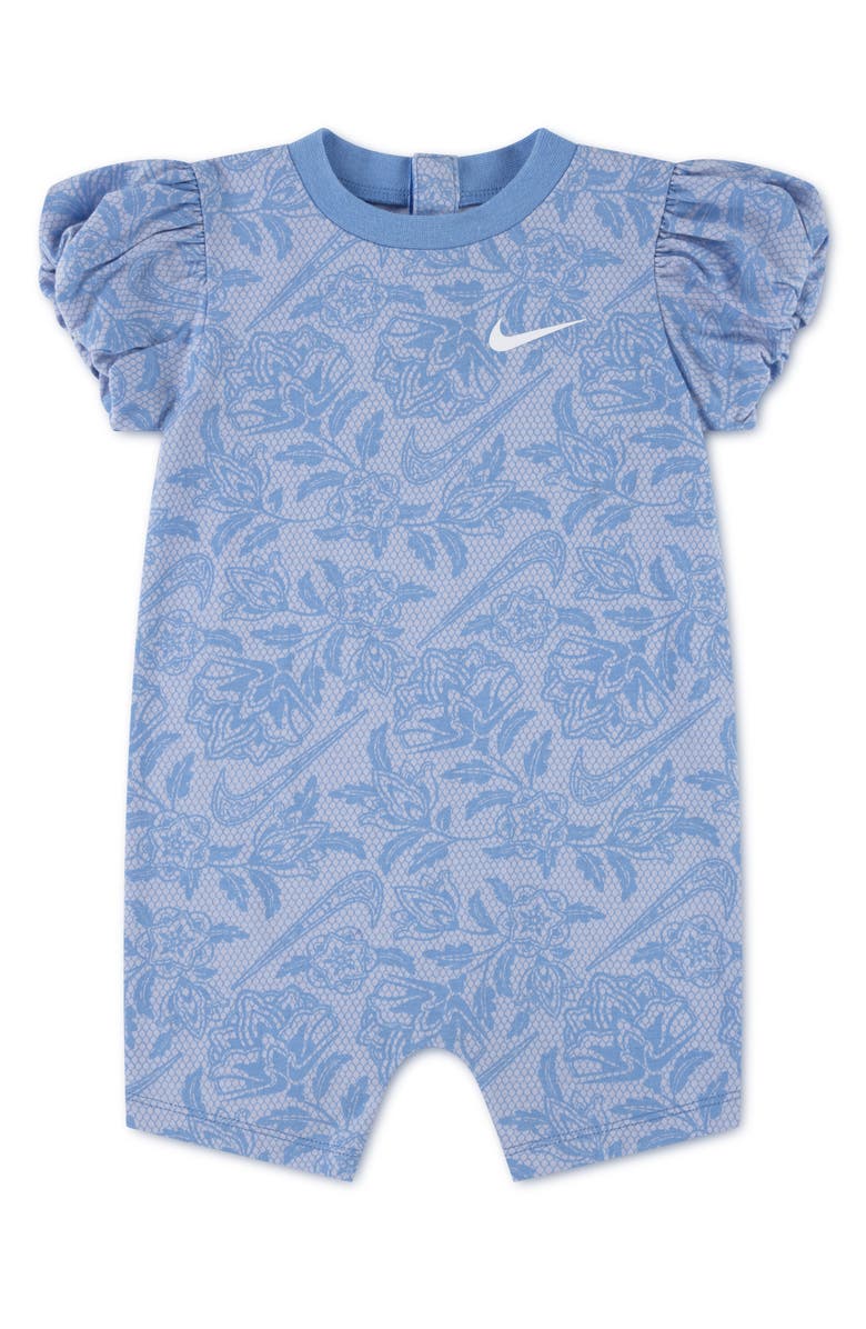 Nike Lace It Up Romper, Main, color, University Blue