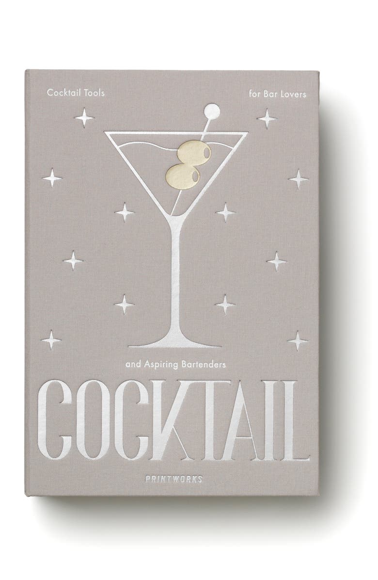 PRINTWORKS The Essentials Cocktail Tools Gift Set, Main, color, Grey/ Metallic