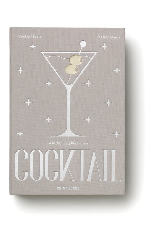 Printworks The Essentials Cocktail Tools Gift Set In Neutral
