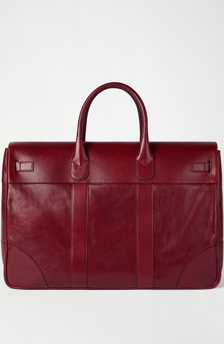 Brunello Cucinelli Calfskin country bag, Alternate, color, Terracotta