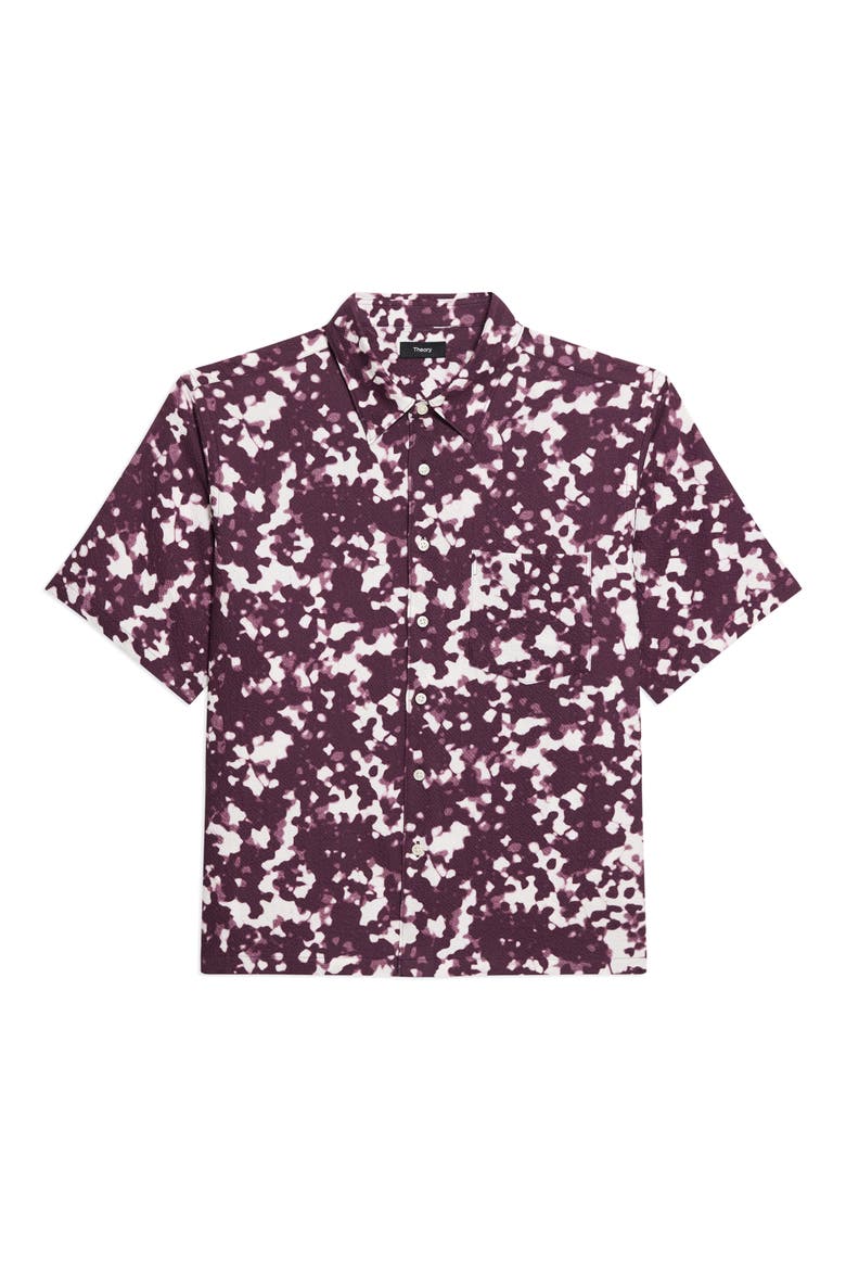 Weekend Short Sleeve Seersucker Button-Up Shirt, Alternate, color, GRAPEVINE MULTI