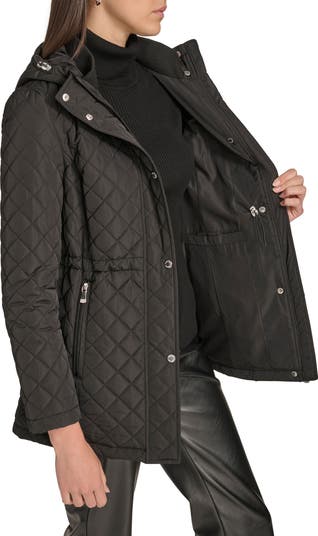 Calvin Klein Diamond Quilted Hooded Jacket Nordstromrack