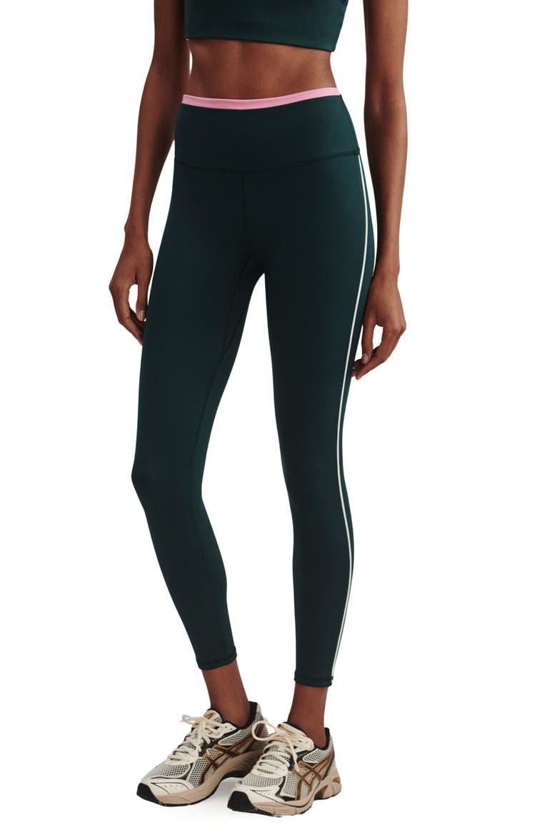 FreeSoft Contrast High Waist 7/8 Leggings, Main, color, PONDEROSA PINE