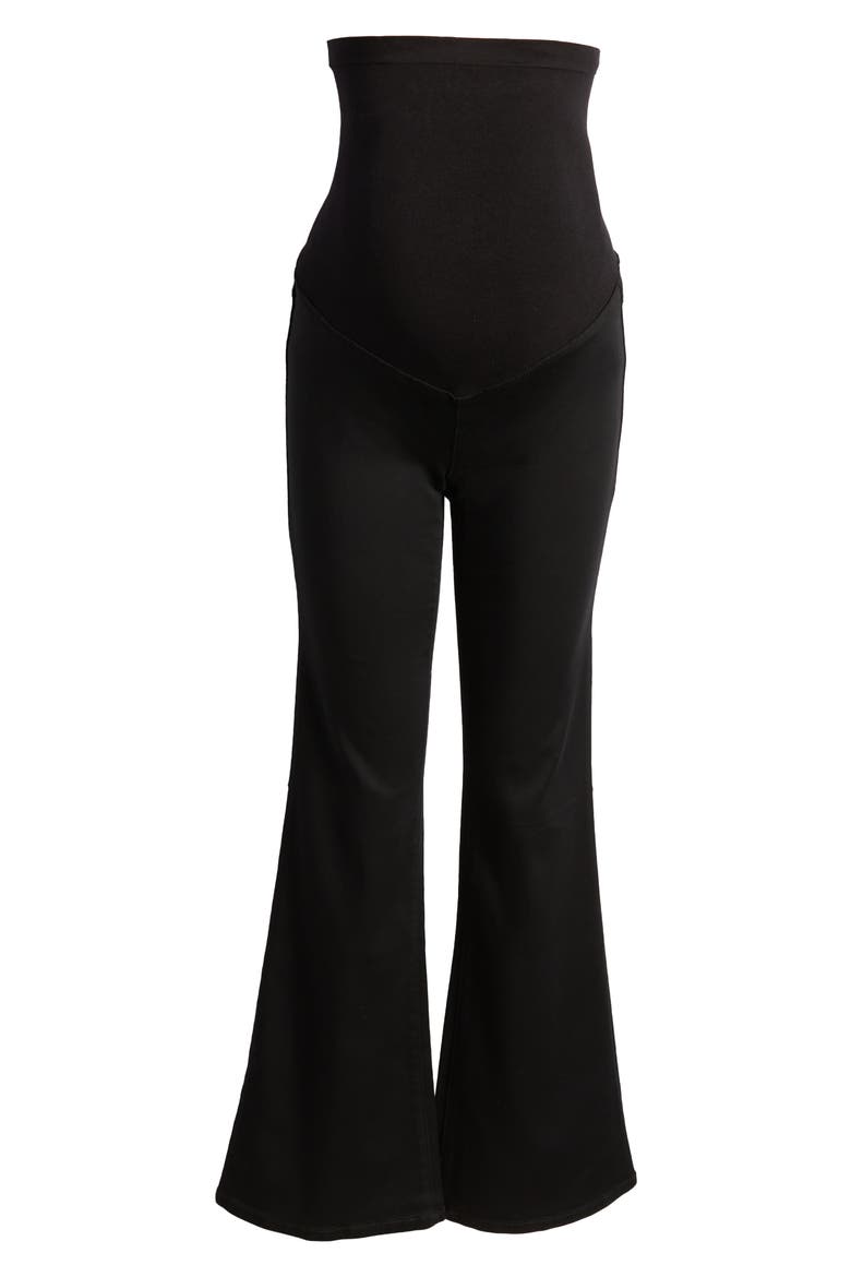 Women's Better Butter Slim Bootcut Maternity Pants, Alternate, color, BLACK