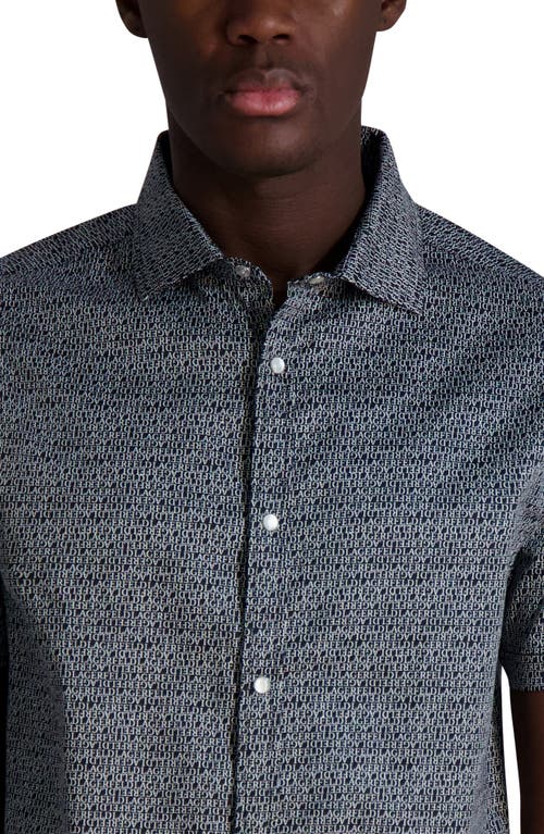 Karl Lagerfeld Paris Logo Short Sleeve Shirt In Black