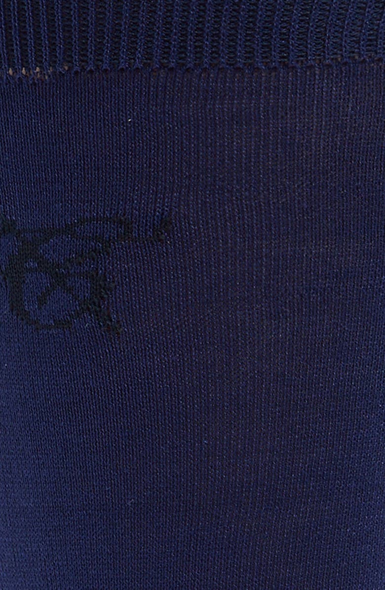 Canali Solid Cotton Dress Socks, Alternate, color,