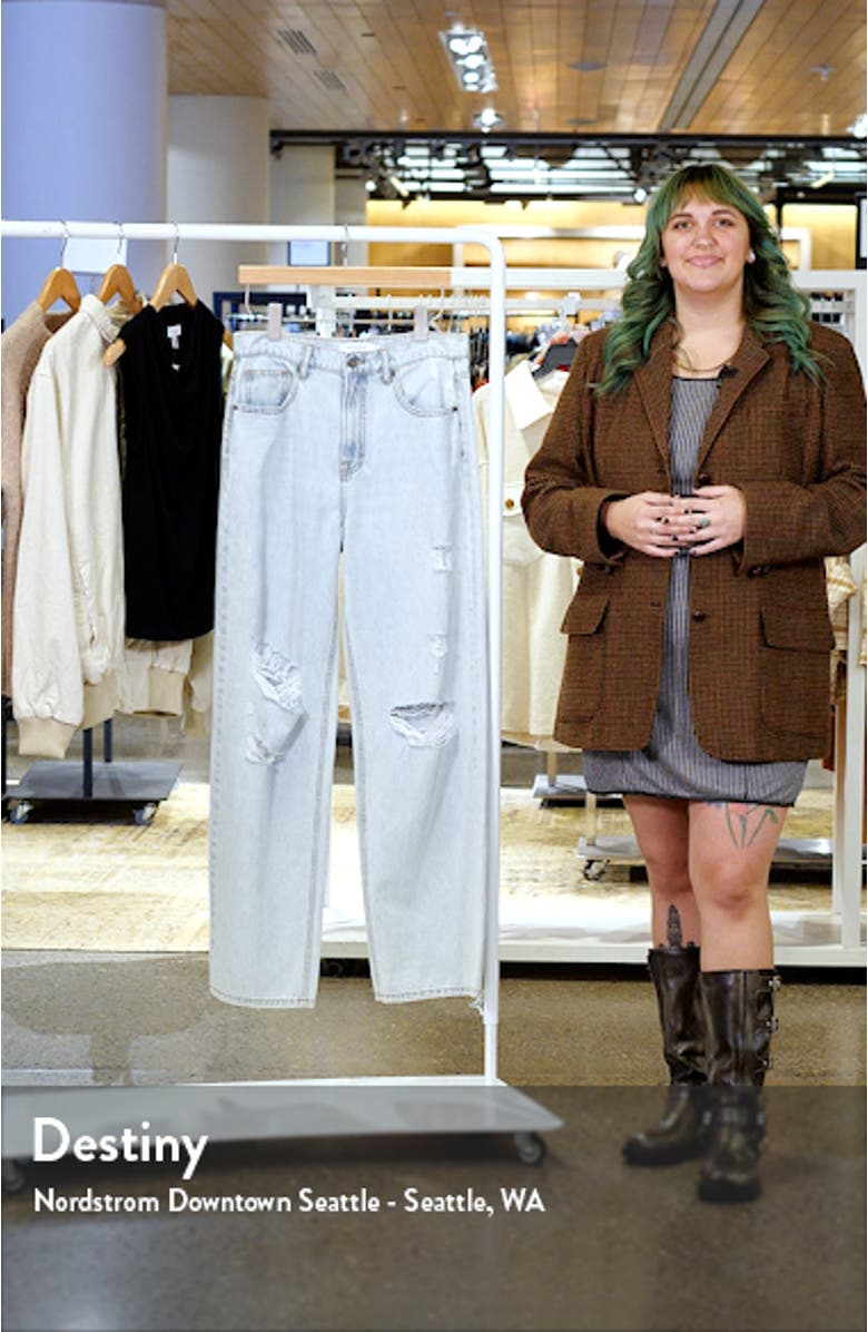 Baggy Ripped Wide Leg Jeans, sales video thumbnail