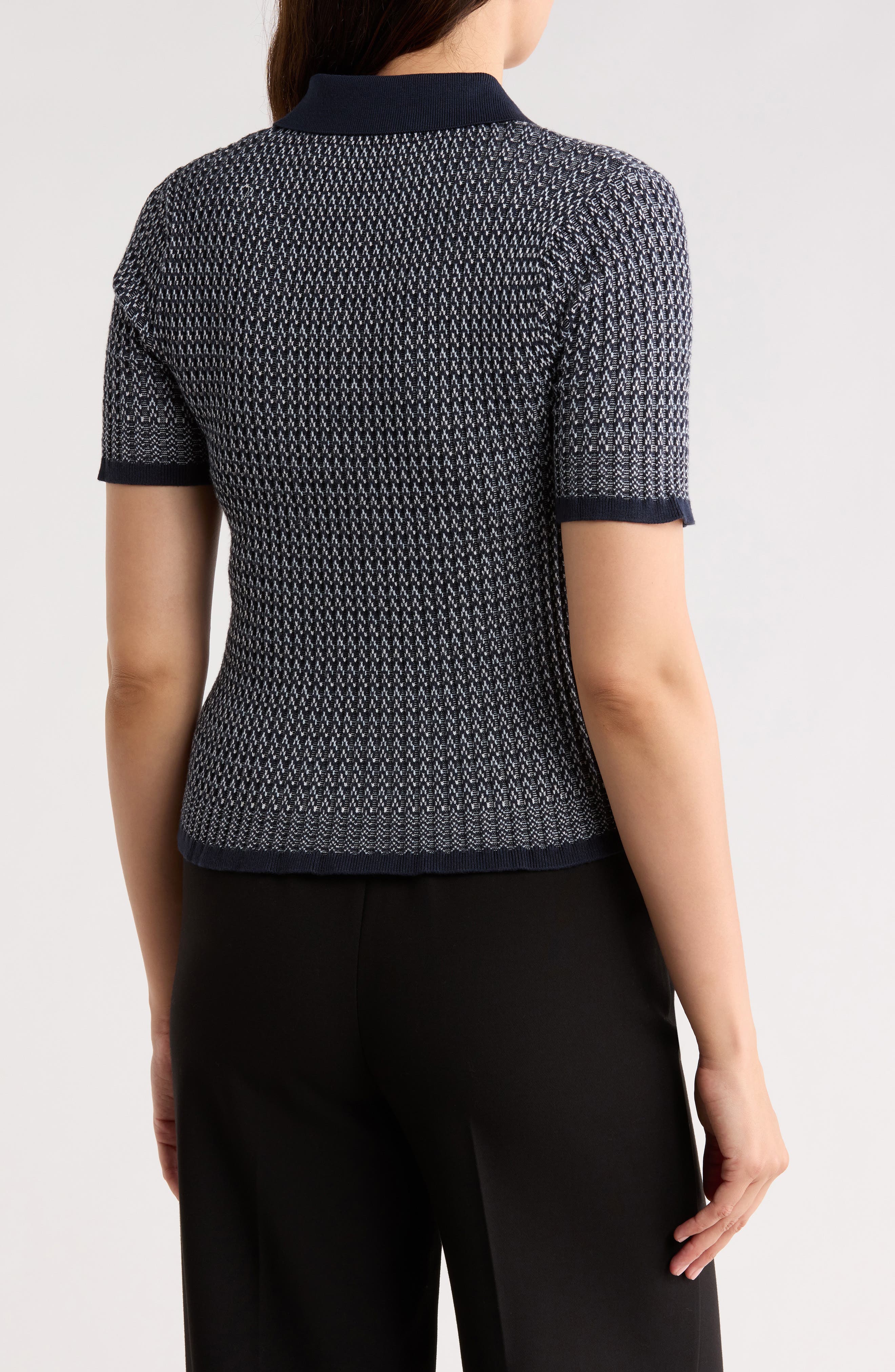 Herringbone Cardigan Sweater - image 2