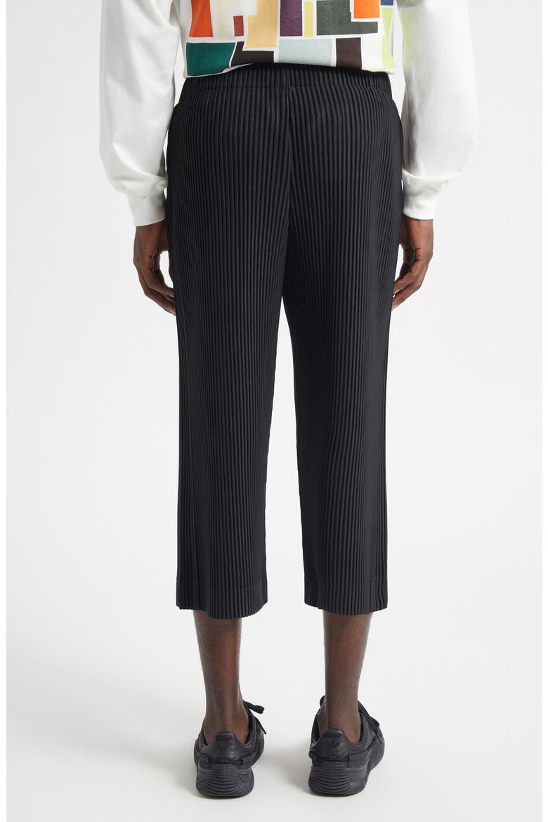 Monthly Colors May Pleated Crop Pants, Alternate, color, BLACK