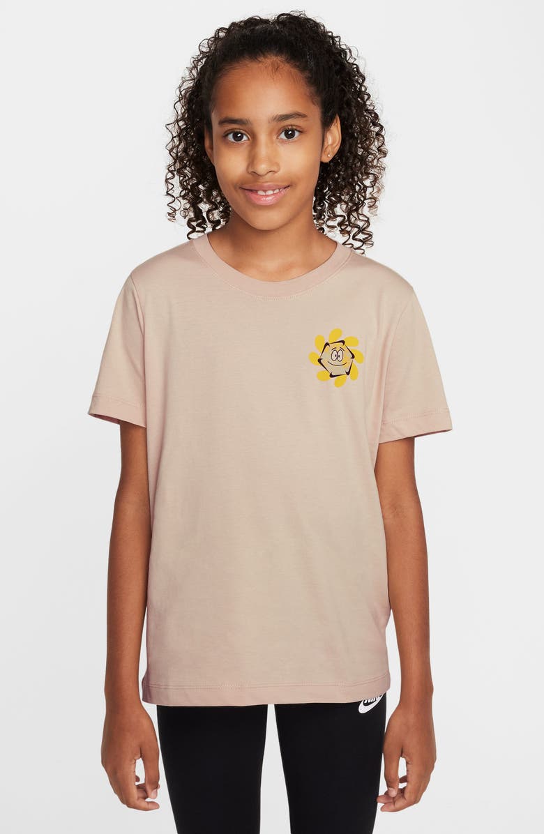 Nike Kids' Follow your Sole Graphic T-Shirt, Main, color, Sanddrift