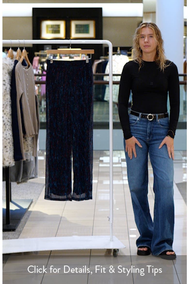 Sonja Metallic Wide Leg Pants video