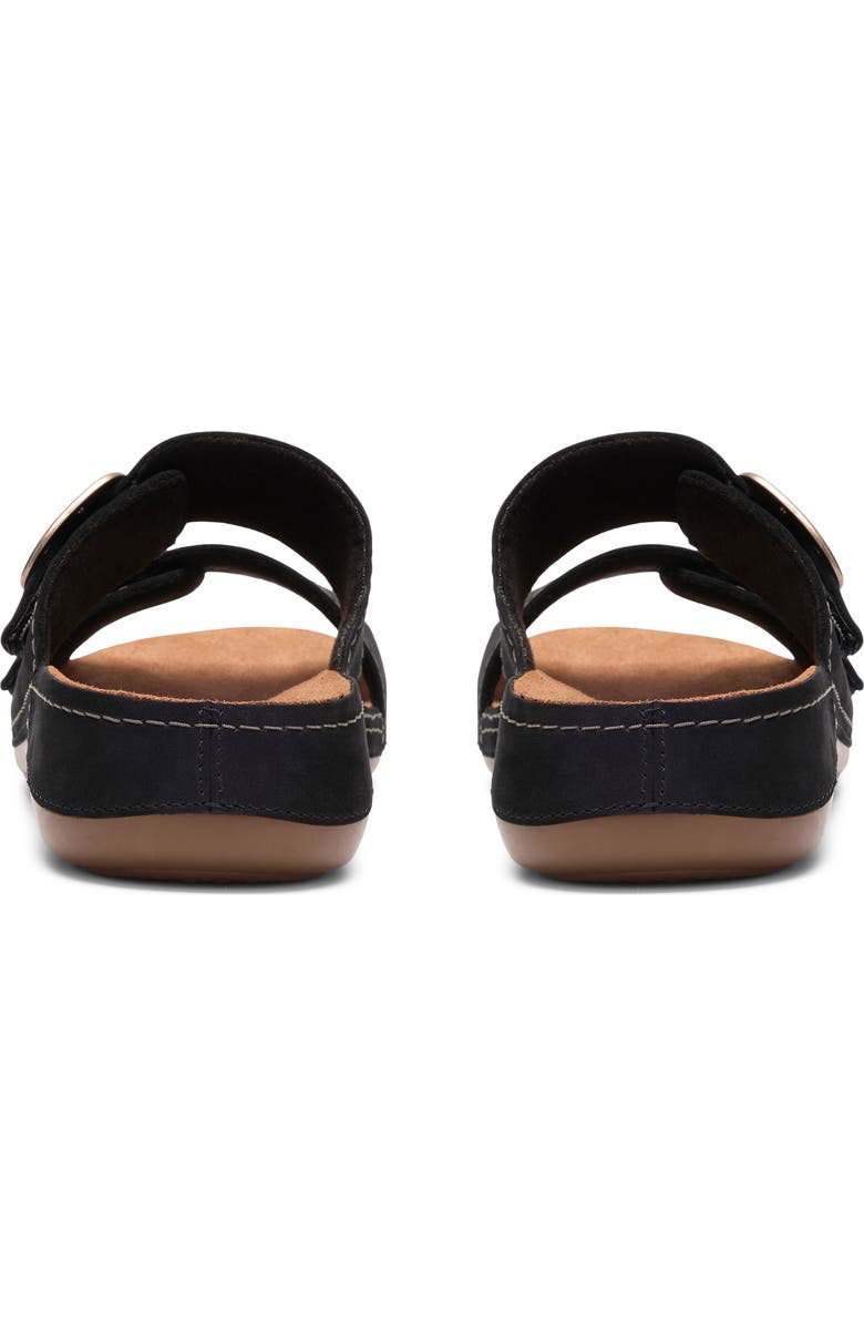 Clarks<sup>®</sup> Cecily Step Sandal, Alternate, color, Black Nubuck