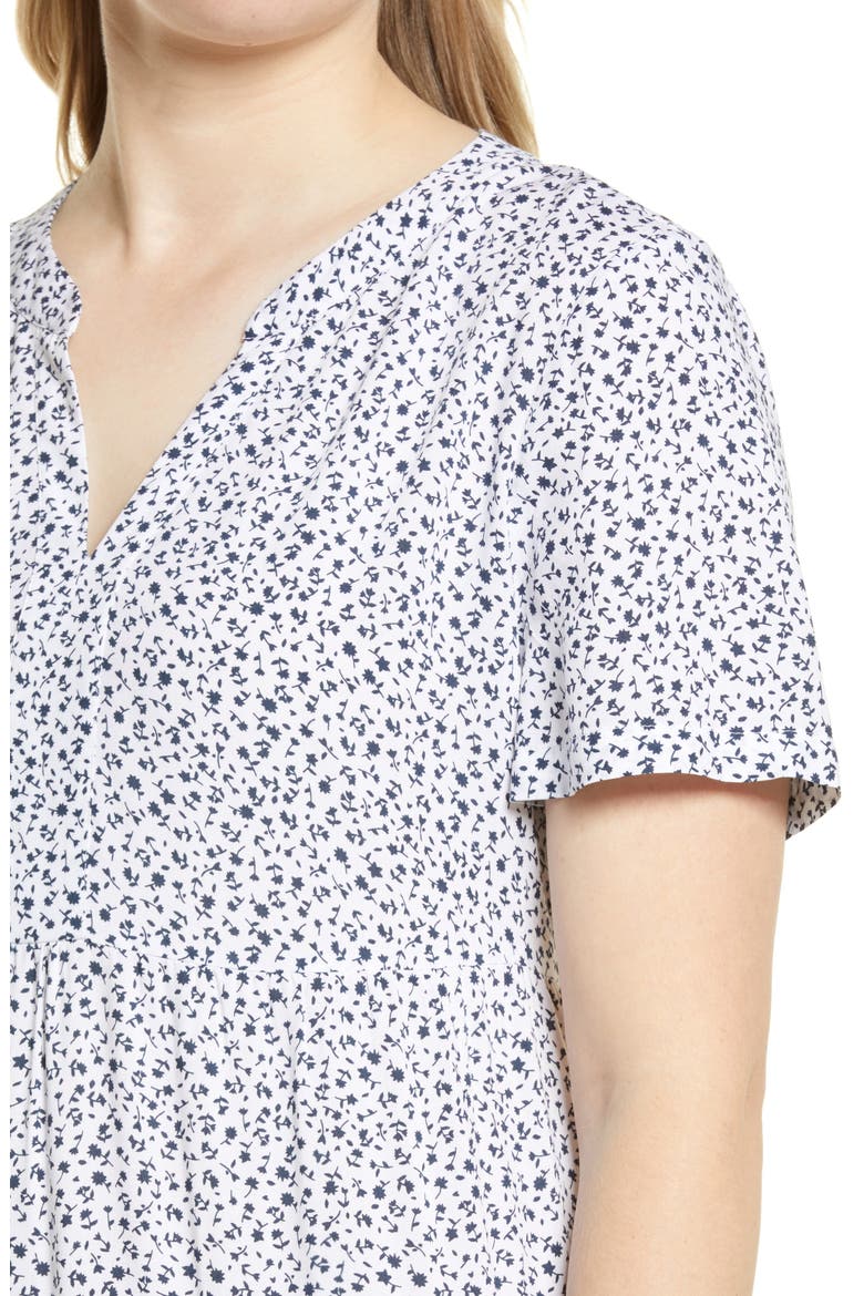 Coley Print Tiered Shift Dress, Alternate, color, ITSY DITSY