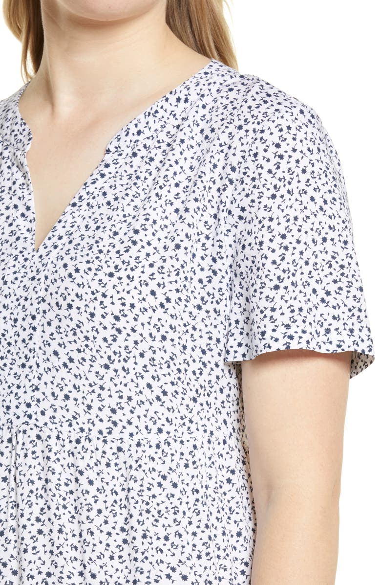 beachlunchlounge Coley Print Tiered Shift Dress, Alternate, color,