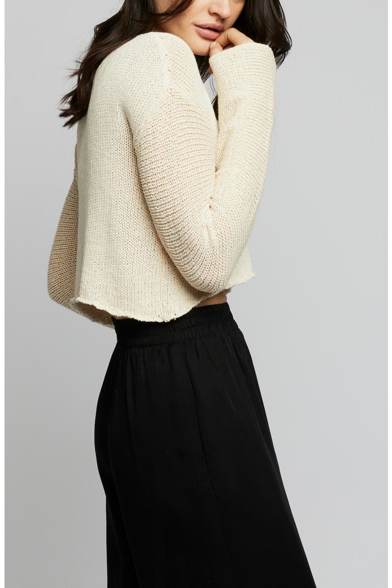 Sawyer Lightweight Sweater, Alternate, color, Ivory
