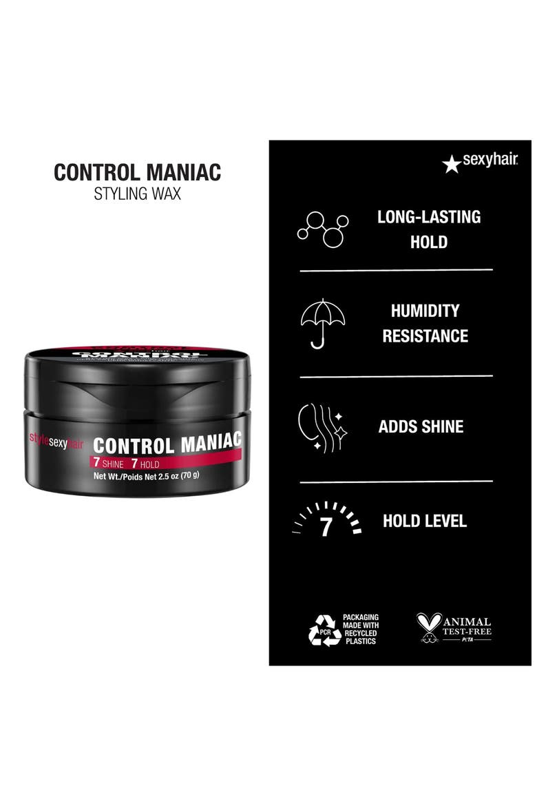 Style Sexy Hair Control Maniac Styling Wax, Alternate, color, NO COLOR