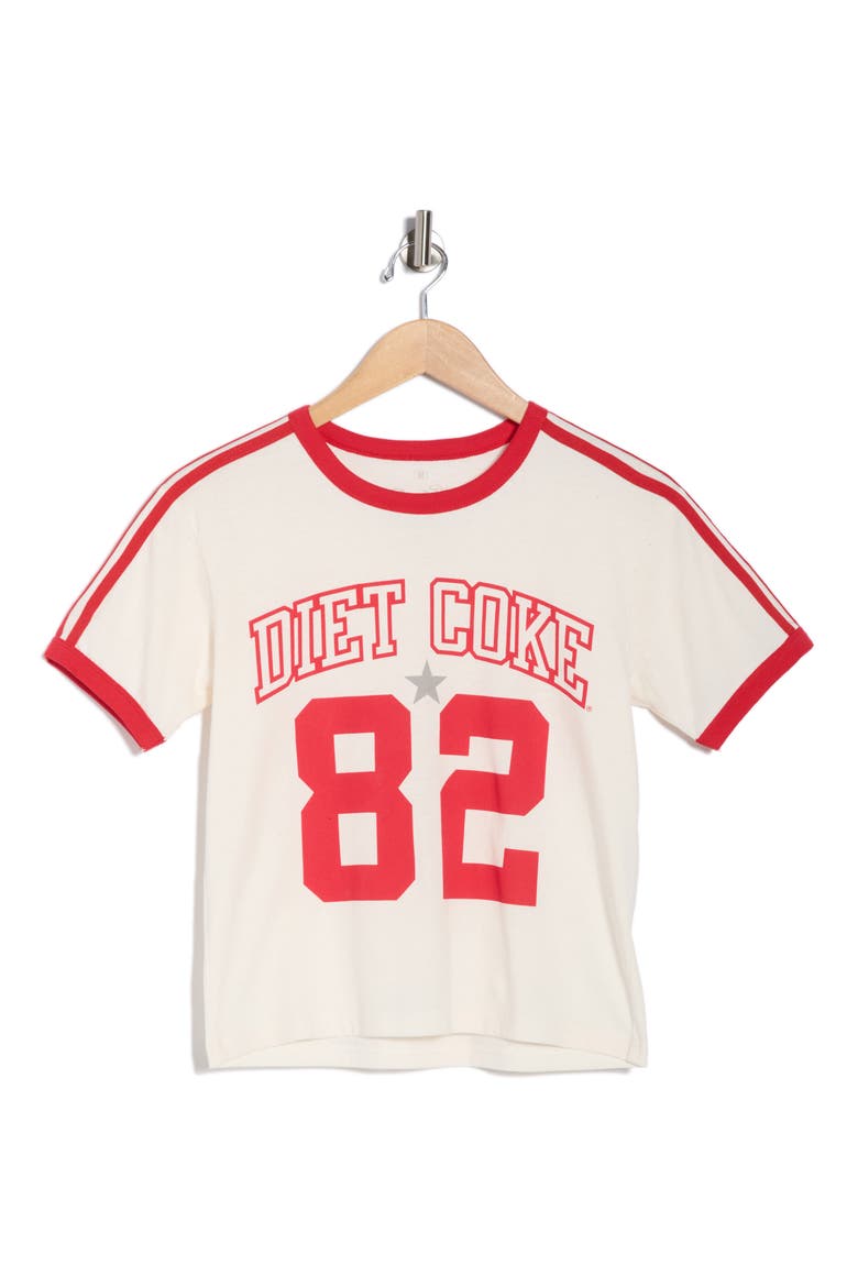 Diet Coke T-Shirt, Alternate, color, COCONUT MILK