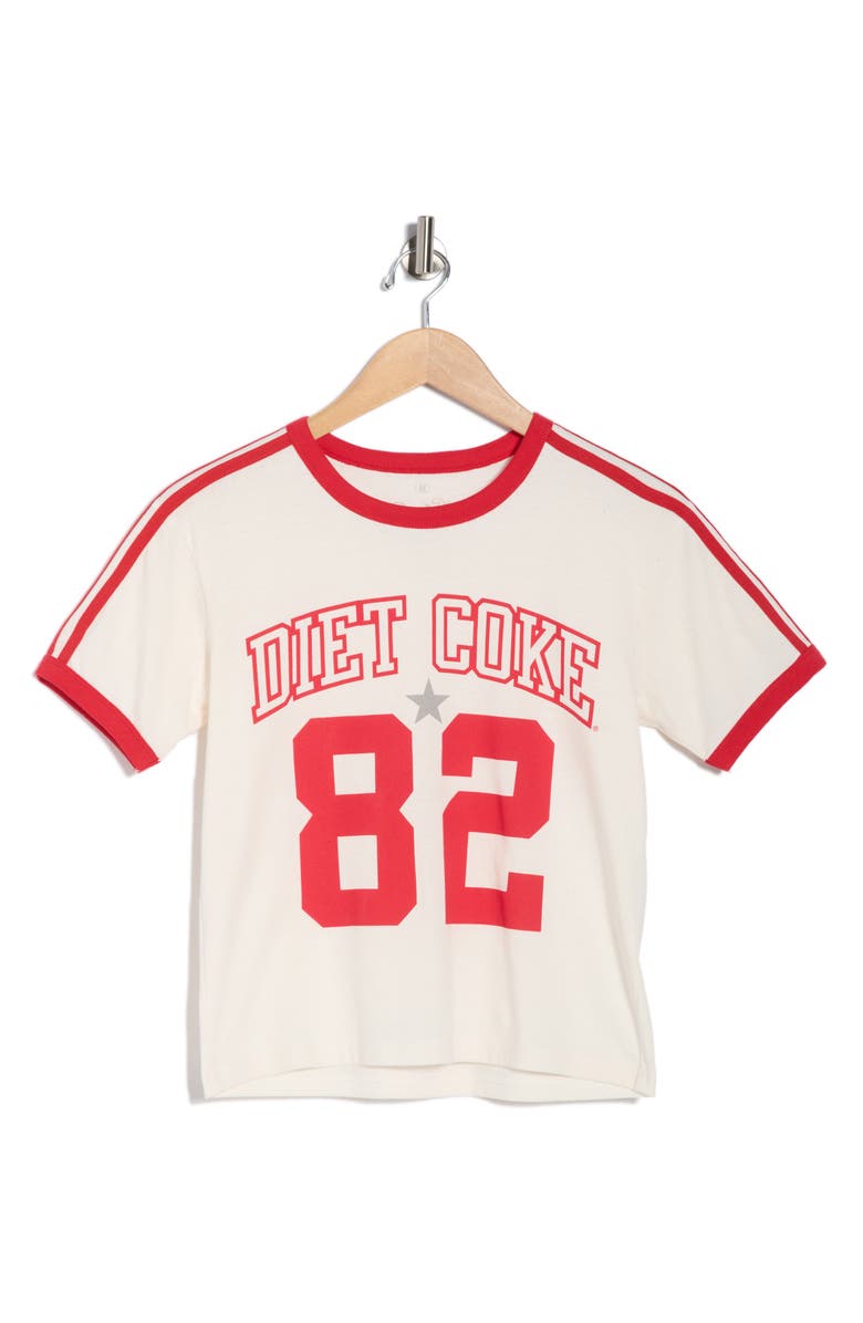 Ripple Junction Diet Coke T-Shirt, Alternate, color, Coconut Milk
