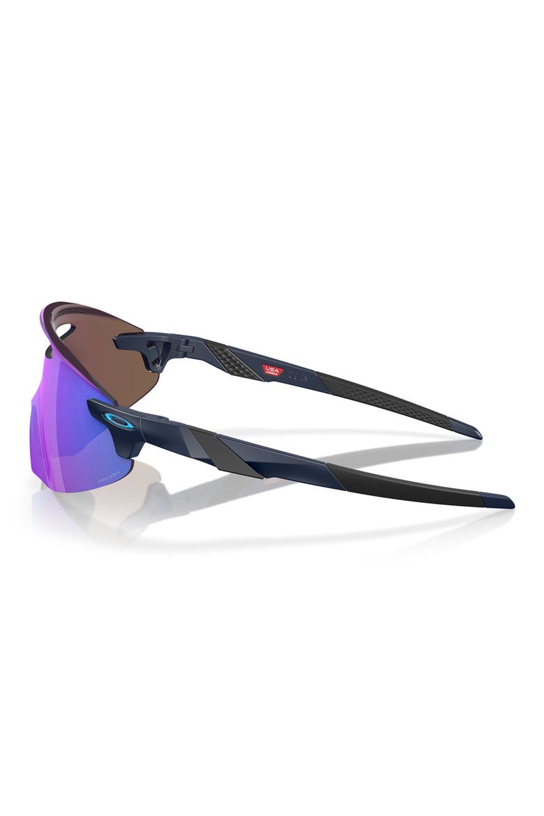 36mm Rectangle Wrap Sunglasses, Alternate, color, MATTE NAVY