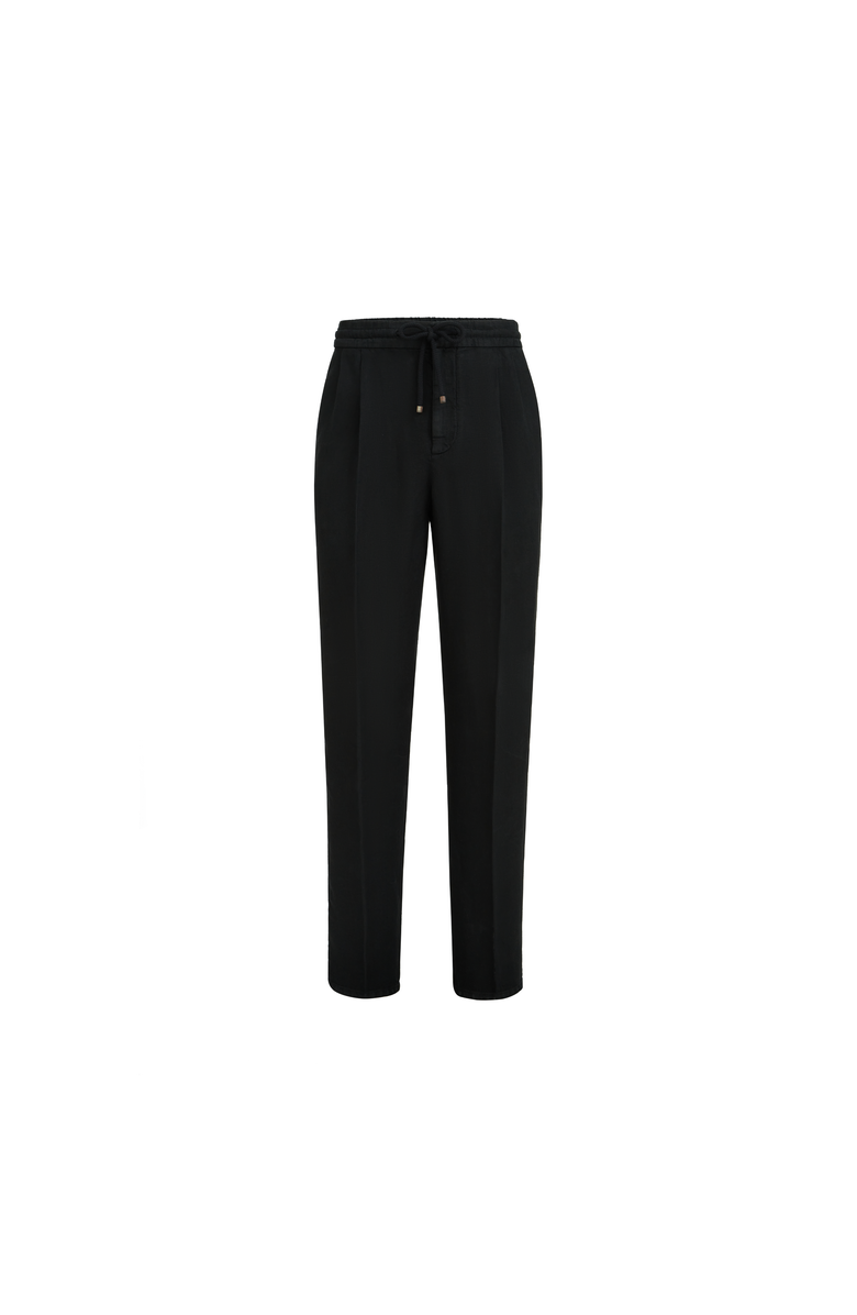 Brunello Cucinelli Trousers with drawstring, Alternate, color, Black