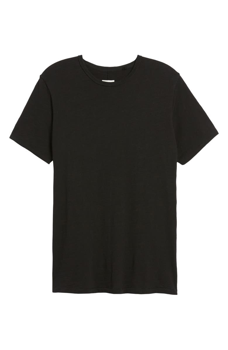 rag & bone Classic Crewneck Cotton T-Shirt, Alternate, color, Jet Black