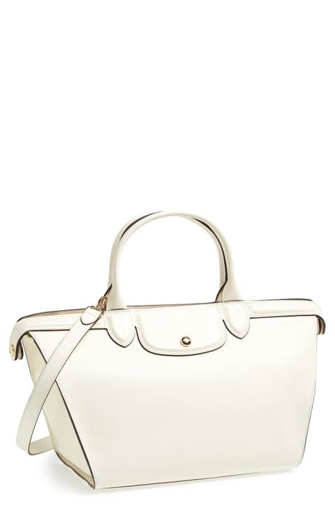 Le Pliage Heritage Leather Satchel