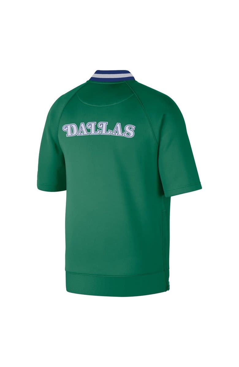 Nike Men's Nike Green Dallas Mavericks Classic Edition Hardwood Classics Authentic On-Court Game Full-Zip Jacket, Alternate, color, Green