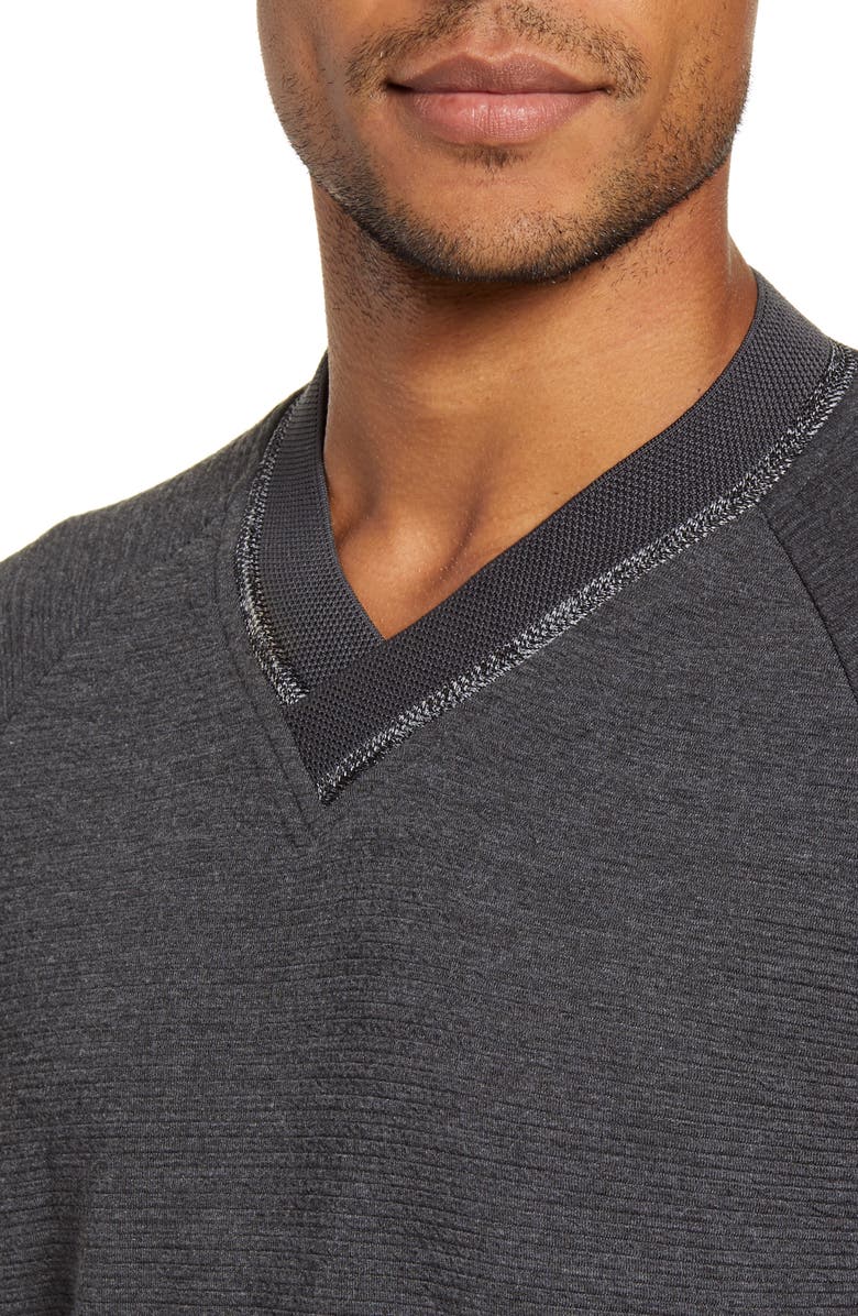 Vince Camuto Slim Fit Crossover V-Neck Sweater, Alternate, color,