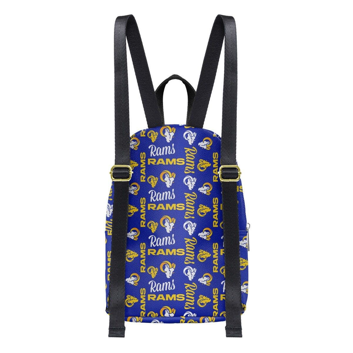 FOCO Youth FOCO Royal Los Angeles Rams Repeat Brooklyn Mini Backpack, Alternate, color, Royal