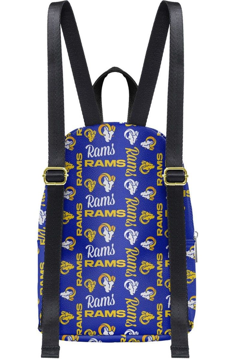 FOCO Youth FOCO Royal Los Angeles Rams Repeat Brooklyn Mini Backpack, Alternate, color, Royal