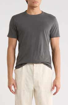 BUCK MASON PIMA CURVED HEM TEE